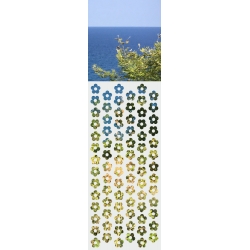 ROZ18 59x135 naklejka na okno wzory roślinne i zwierzęce - kwiaty